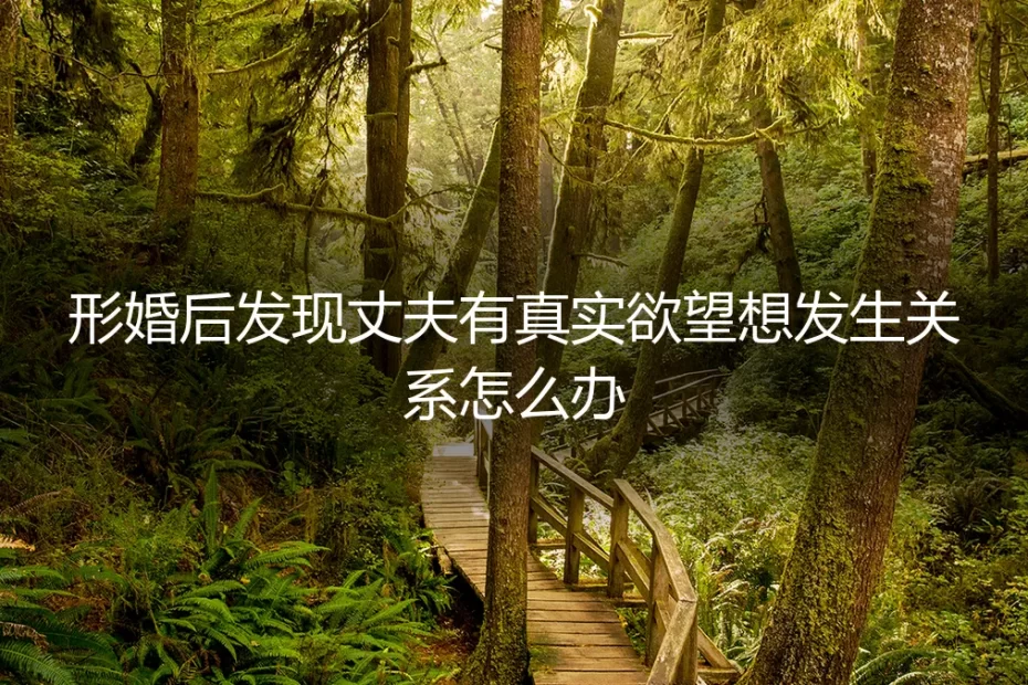形婚协议下的欲望越界:当丈夫提出真实关系要求,如何守住边界与安全