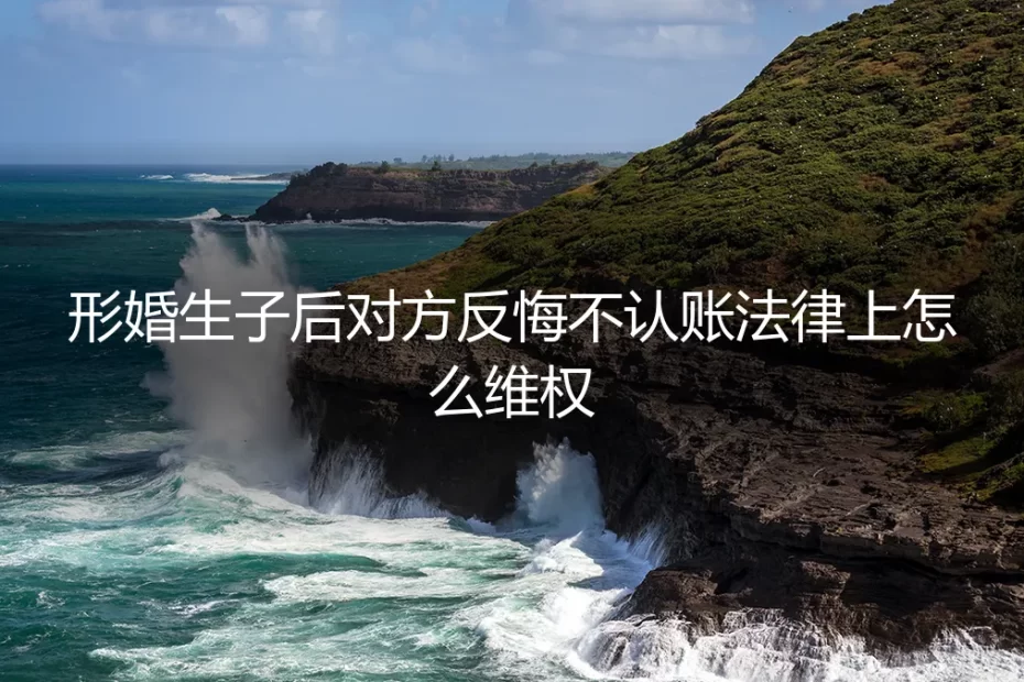 形婚生子后对方反悔不认账？法律维权全流程与核心避坑指南