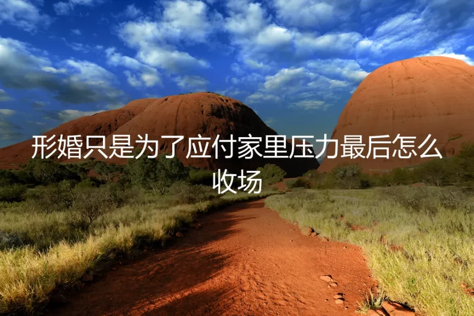 形婚只为应付家庭压力：如何规划“收场”与规避风险