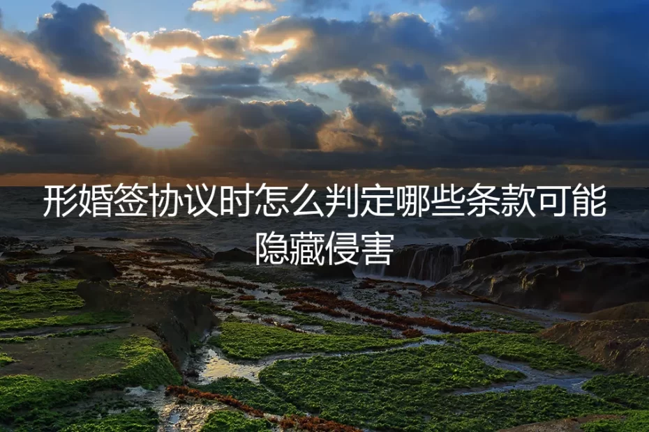 形婚协议避坑指南：如何识别并防范隐藏侵害条款