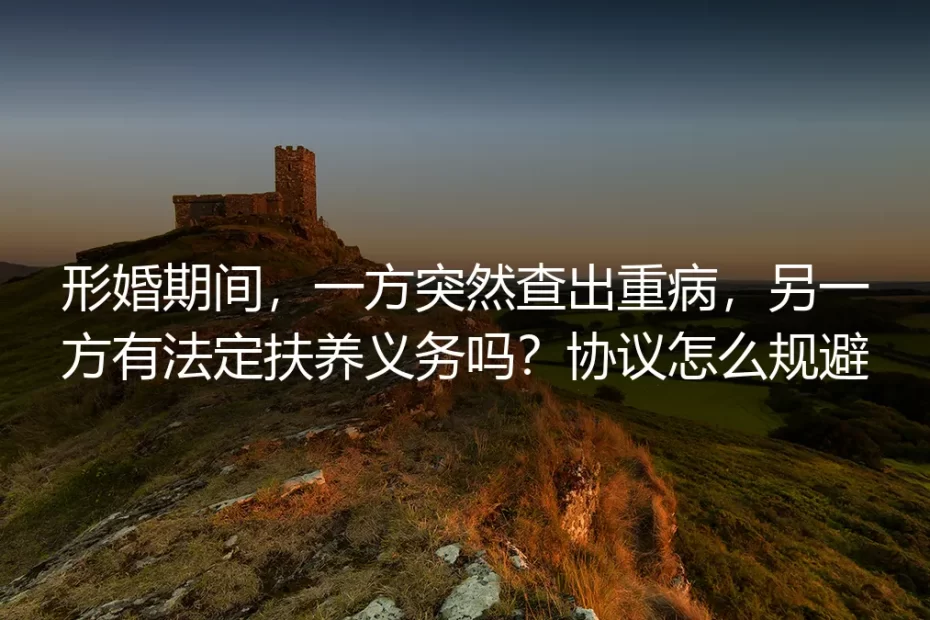 形婚遇重病：法律扶养义务与协议规避的深度剖析