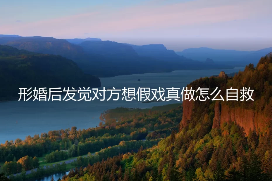 形婚危机:当协议伙伴想假戏真做,如何守住边界与自救