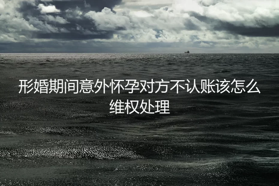 形婚期间意外怀孕对方不认账？核心维权问题深度答疑
