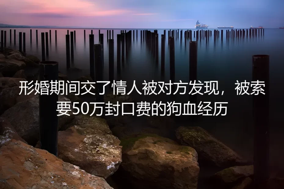 形婚第三年带情人回家被撞破，我被十二年闺蜜索要50万封口费