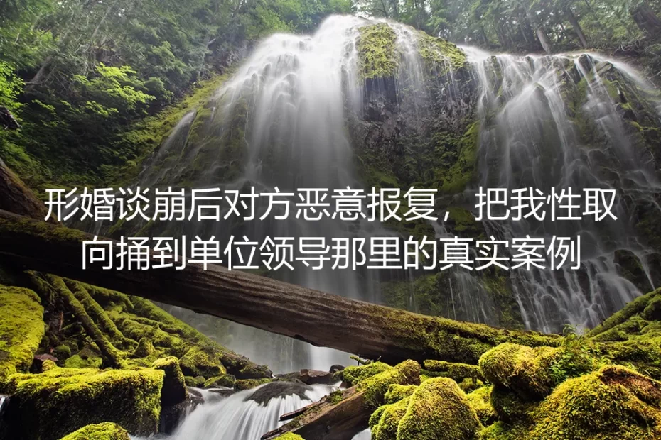 形婚谈崩遭恶意报复:性取向被捅到单位的真实个案拆解与应对