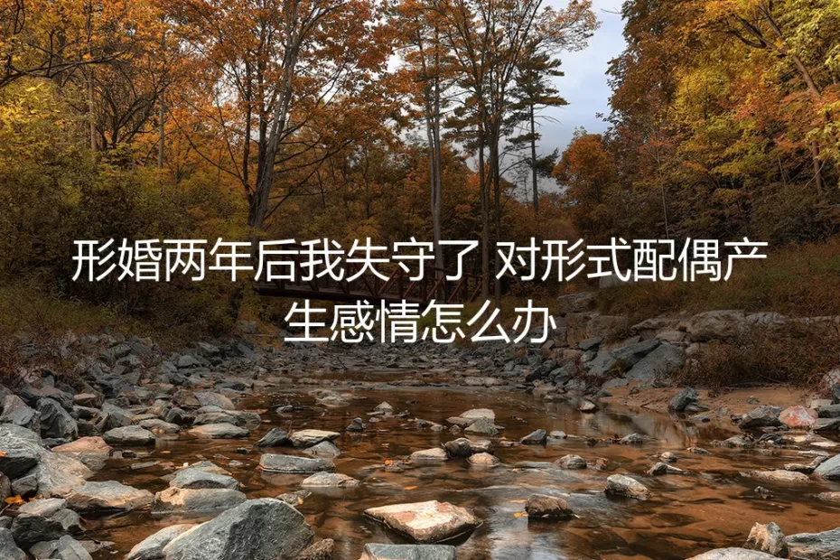 形婚两年后我失守了:对形式配偶产生感情怎么办?