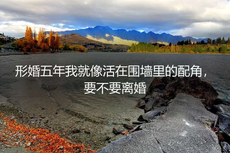 形婚五年，我活成了围墙里的配角：要不要离婚，我先给自己写了份补充协议